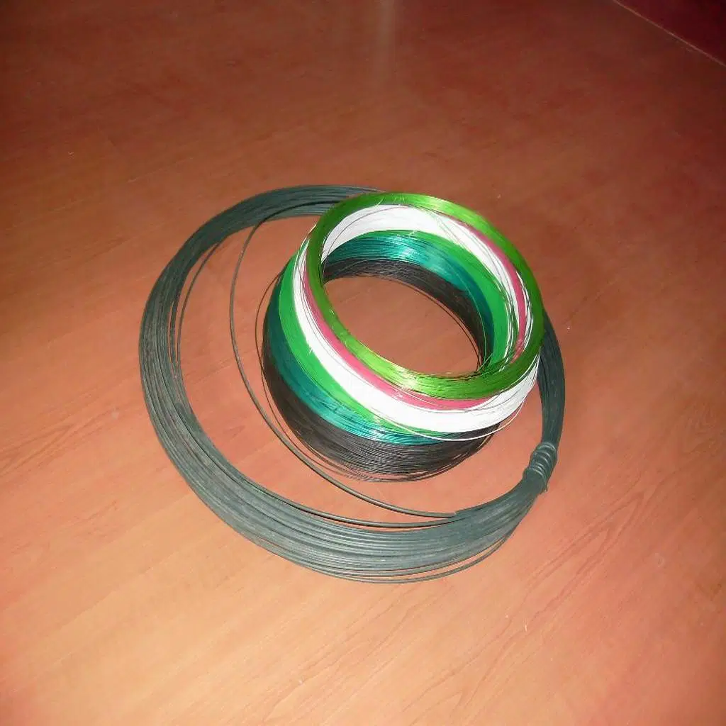 Green PVC Coated Wire/PVC Coated Iron Wire/PVC Coated Steel Wire