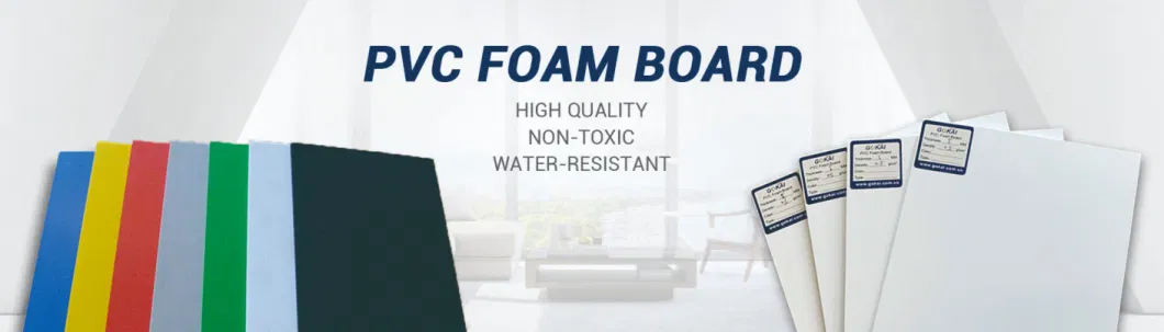 High Quality Wholesale Impact Resistance 2mm-30mm PVC Celuka Foam Board/Sheet