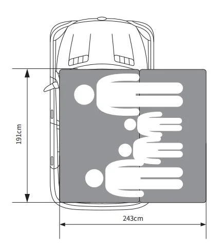 Wholesale Side Opening Rooftop Tent Insulated Lightweight Rooftop Tent