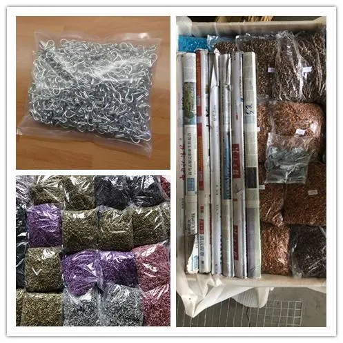 Anodized Metal Decorative Wire Mesh Aluminum Hook Chain Link Curtain, Hotel Curtain Wall Screen, Home Window Door Anti Fly Insect Curtain, Room Divider Curtain