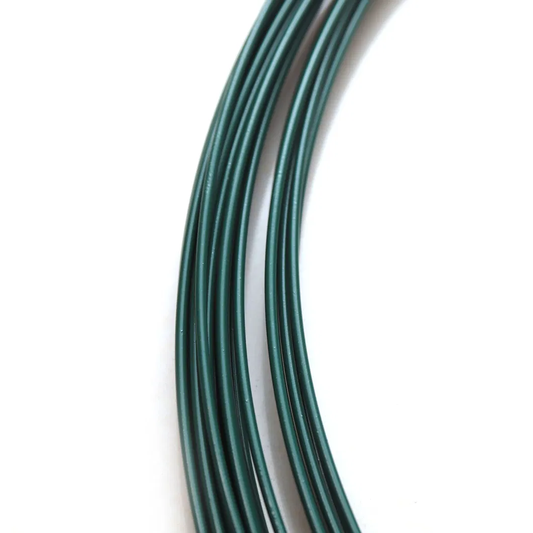 PVC Coated Iron Wire Inner Galvanized Outer PVC with Good Quality