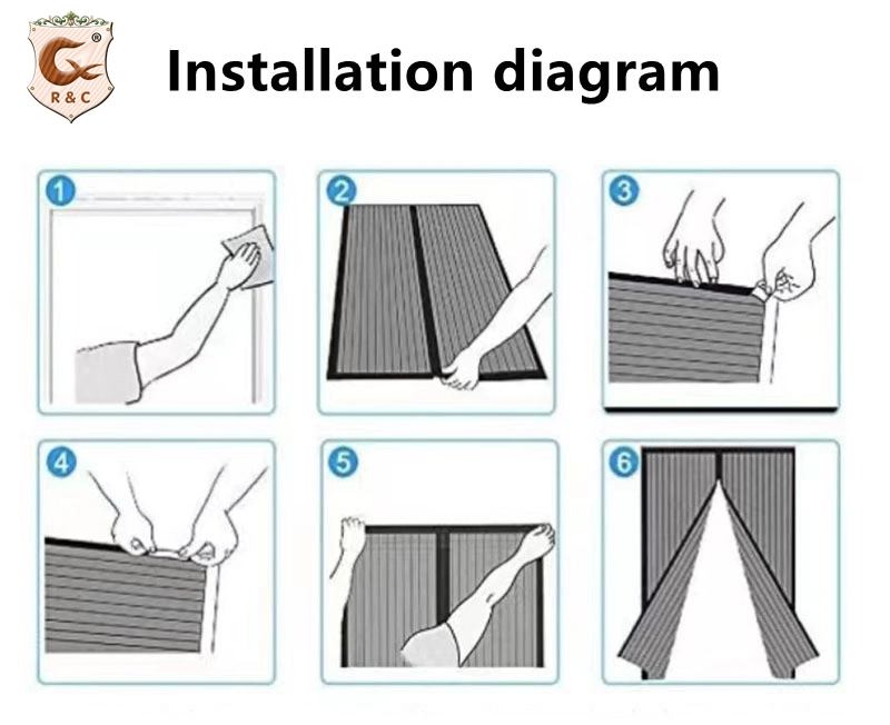 Magnetic Screen Inches Mosquito Door Netting Curtain