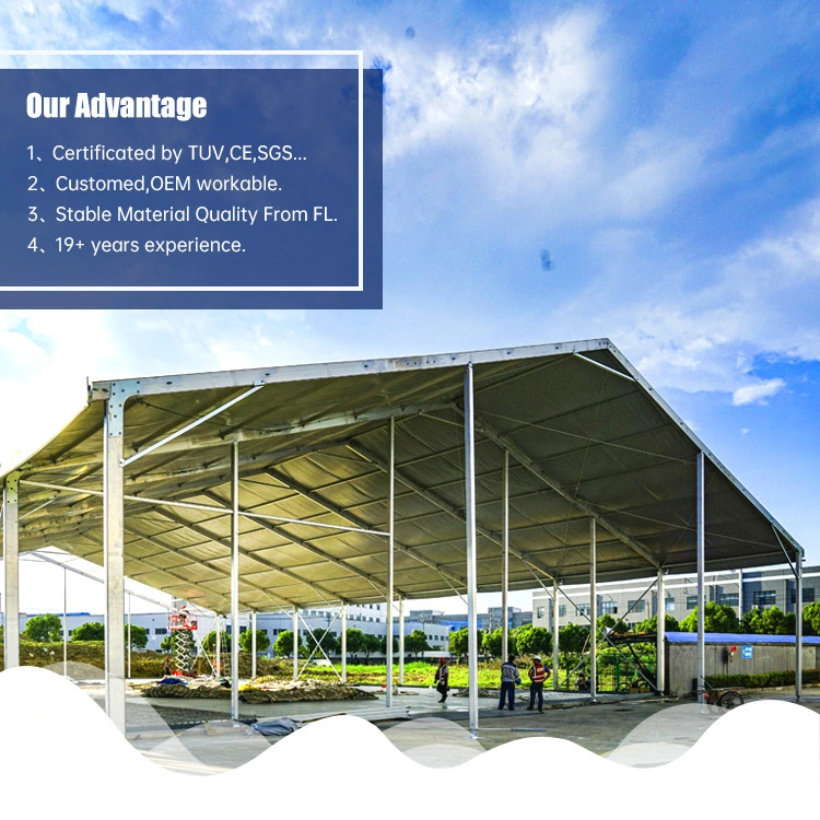 30 X 50 M Temporary Warehouse Tent Large Aluminum Structures Industrial Storage Tent