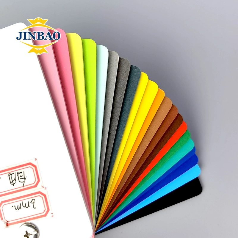 Jinbao 2.5mm 3mm 5mm 8mm Color Custom Co-Extruded PVC Plastic for Folding Boxes Furniture