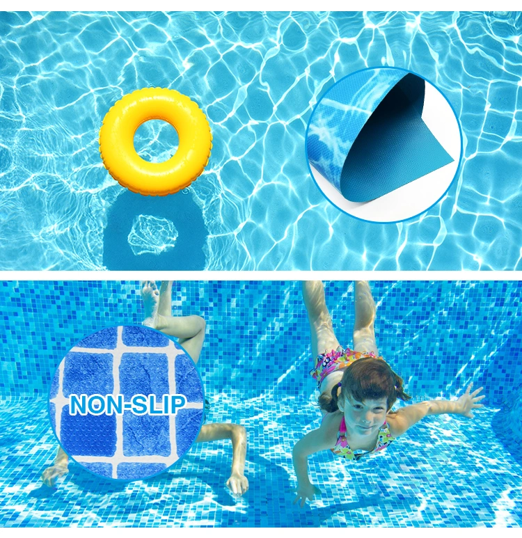 Anti-Slip Mosaic Plstic PVC Swimming Pool Liner