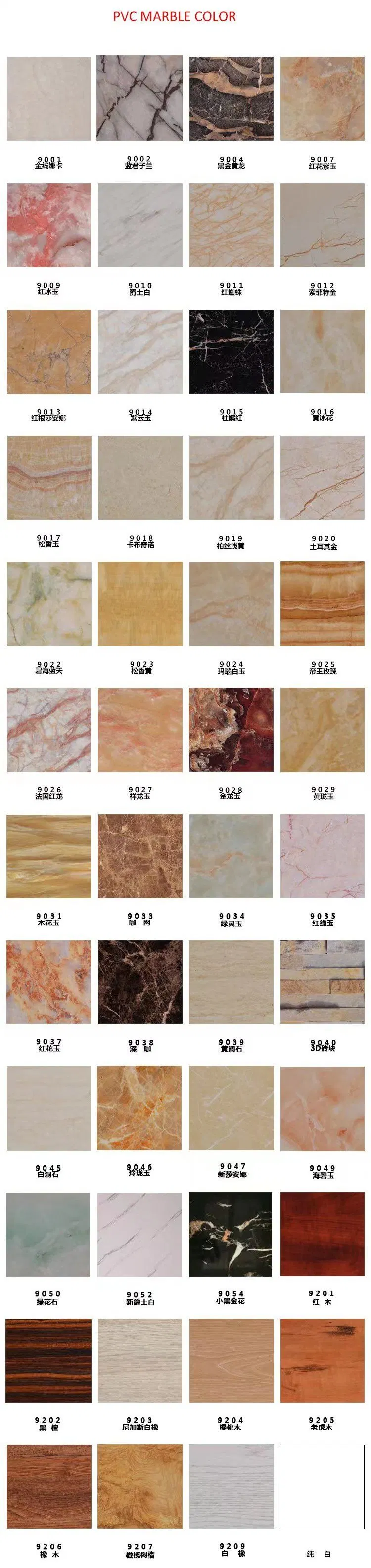 Easy Cut Soft PVC Material UV Marble Sheet Wall Panel