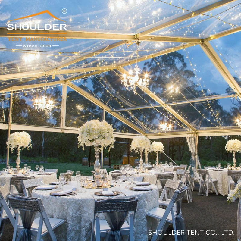 Waterproof Outdoor Transparent Romantic Clear PVC Garden Party Tent for Event Wedding