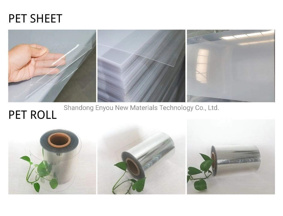 Good Quality 1mm Clear Rigid Transparent APET PVC Pet Plastic Sheet for Blister Packing