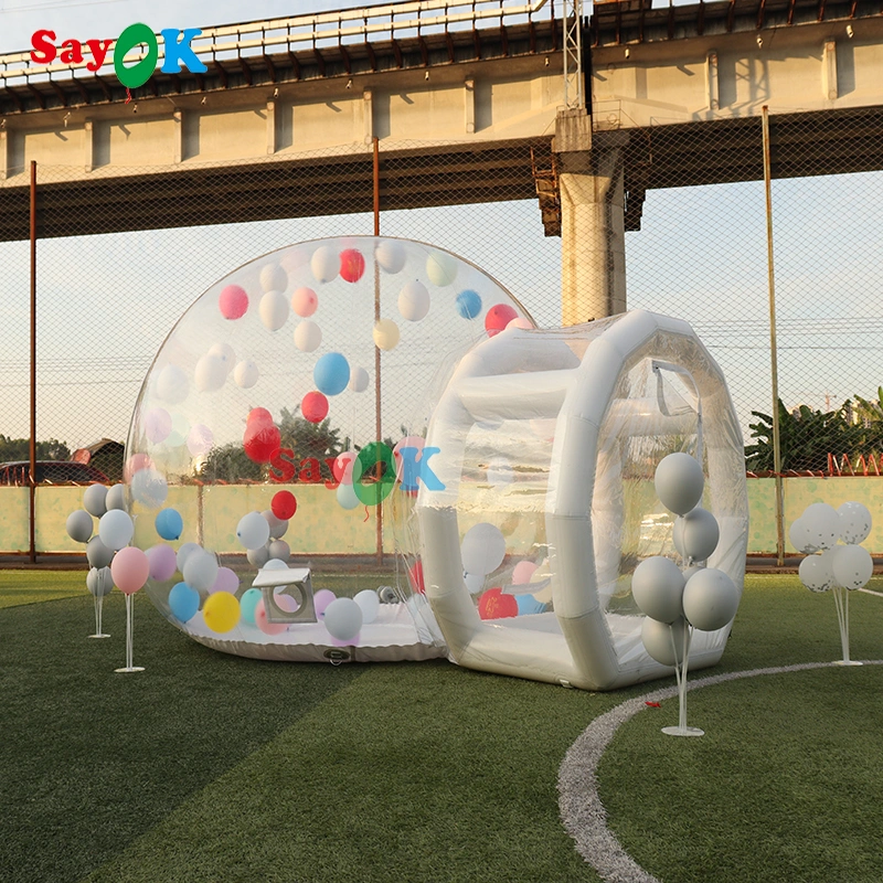 Wholesale Inflatable Bubble Tent PVC Globe Clear Transparent Igloo Dome Tent Outdoor Camping Event Wedding Party Inflatable Bubble House