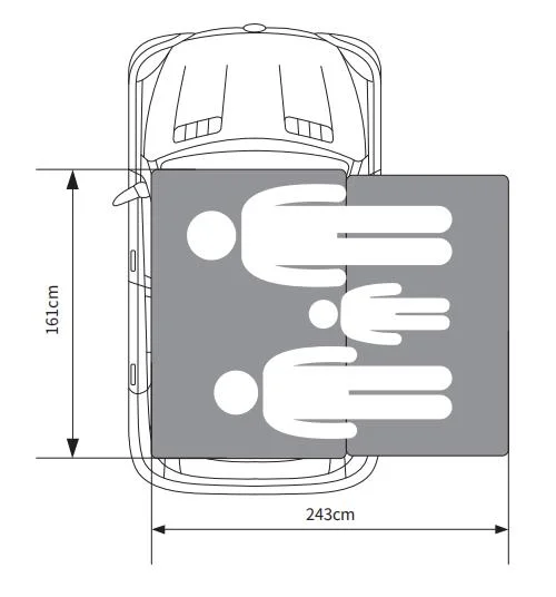 Wholesale Side Opening Rooftop Tent Insulated Lightweight Rooftop Tent