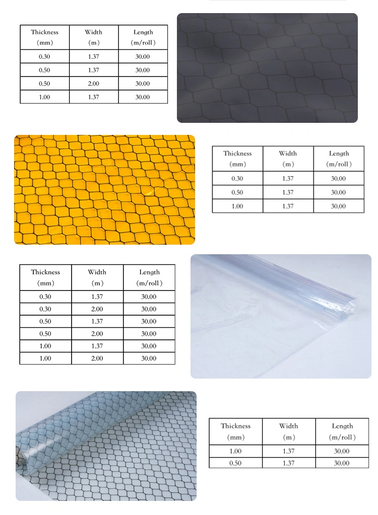 ESD PVC Strips Curtain Sheets PVC Antistatic Curtain Roll ESD Anti-Static Mesh Curtain