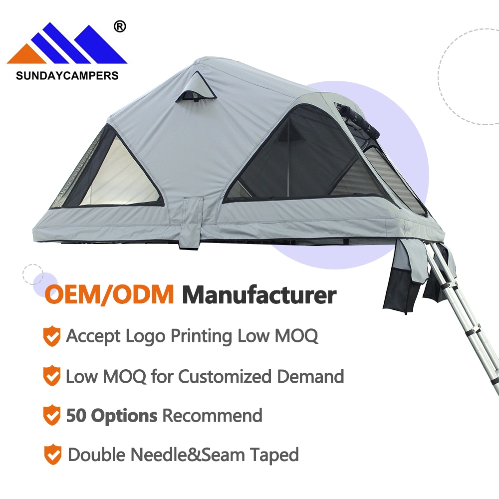 Wholesale Side Opening Rooftop Tent Insulated Lightweight Rooftop Tent