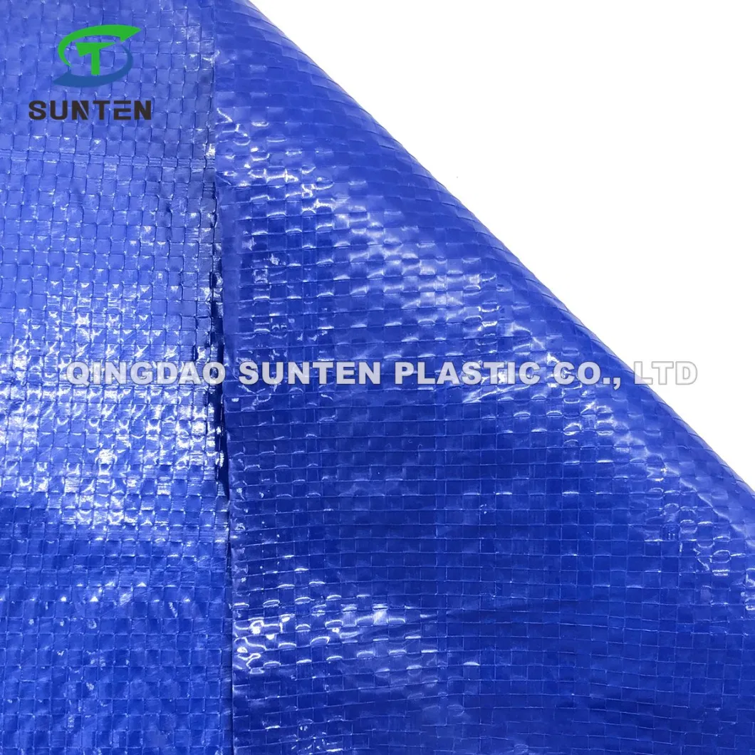 300g-1500g Blue PVC Coated Tarpaulin Canvas Fabric