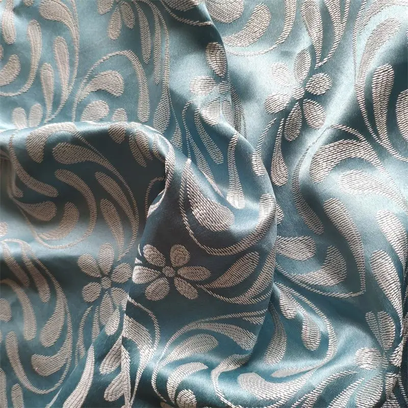 Favorable Cost Polyester Jacquard Curtain Fabric Wholesale Jacquard Window Curtain