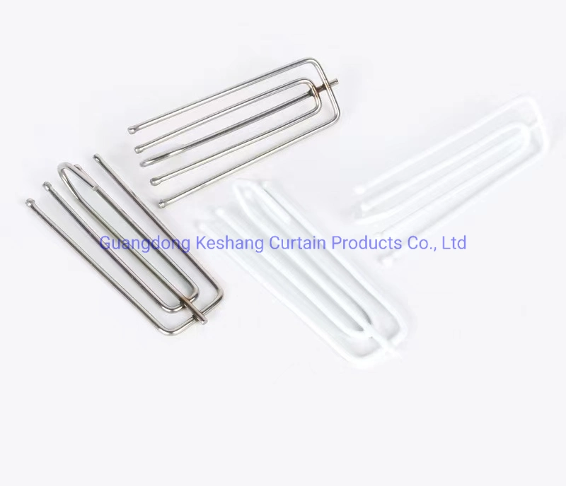 Stainless Steel Four Fork Hook for Curtain Tape Curtain Track