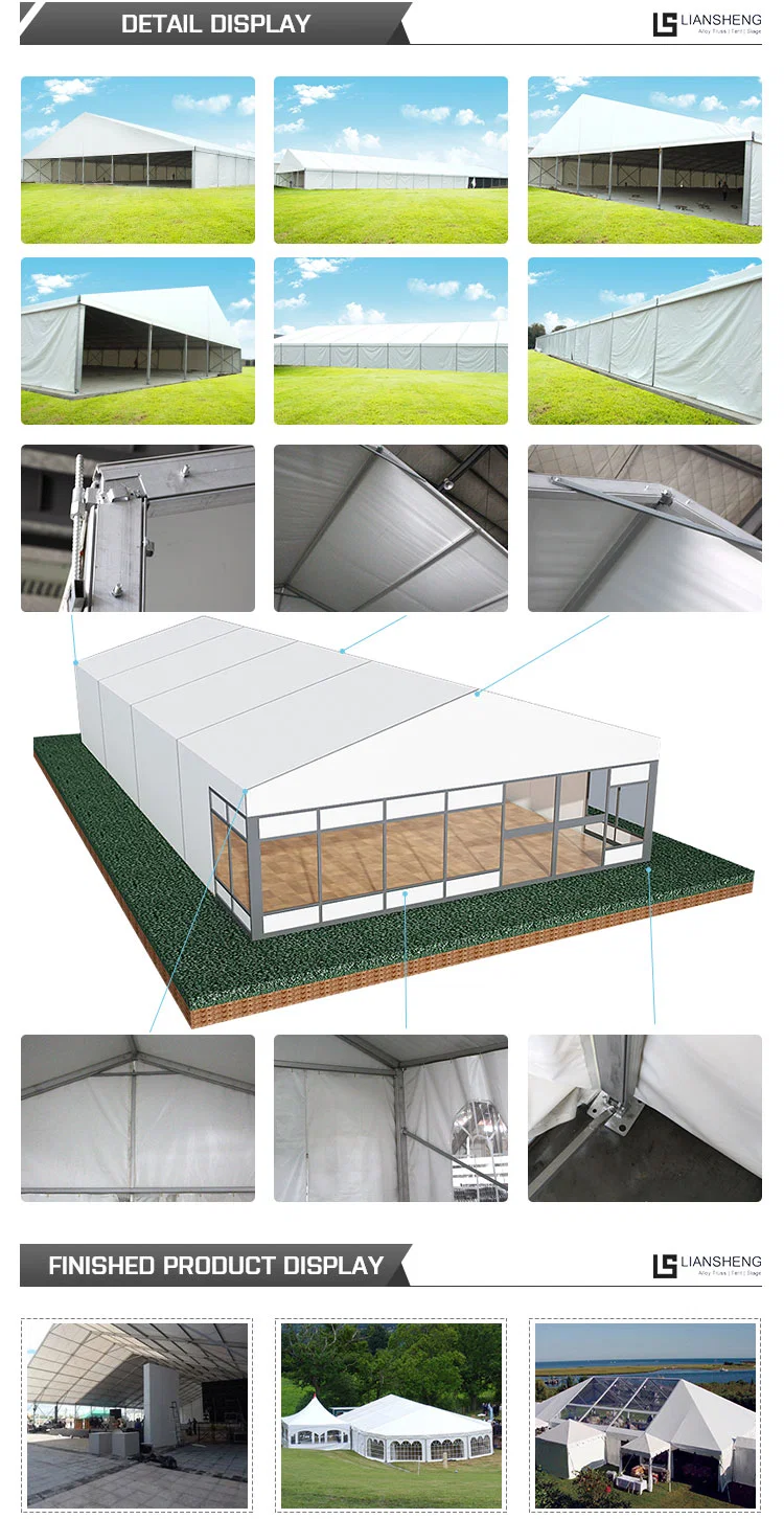 Fireproof Industrial Event Tent with High Wind and Snowstorm Resistance