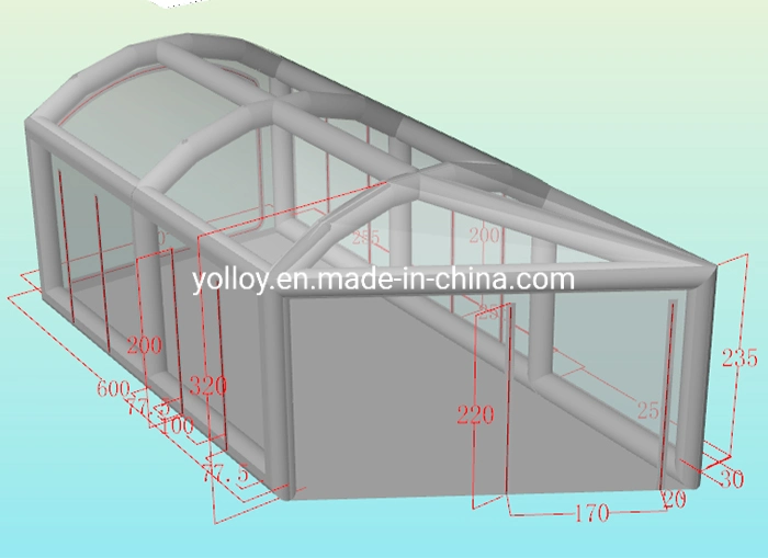 Outdoor Clear Inflatable Luxury Tent for Temporary Restaurant