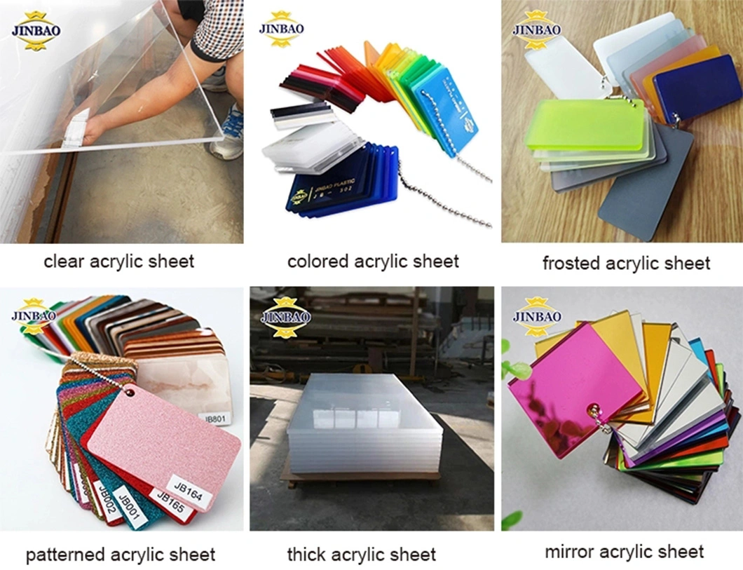 Jinbao 100% Acrylic Solid Surface Flexible Plastic Acrylic Sheet for Basketball Backboard