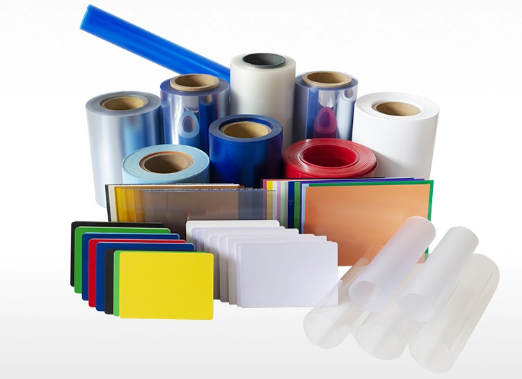 Extruded 0.12mm 100% New Material Thin PVC Plastic Sheet Roll for Printing