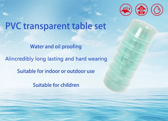 Supplying Waterproof Soft Clear Transparent PVC Plastic Tablecloth Rectangle Tablecloth Good Sales