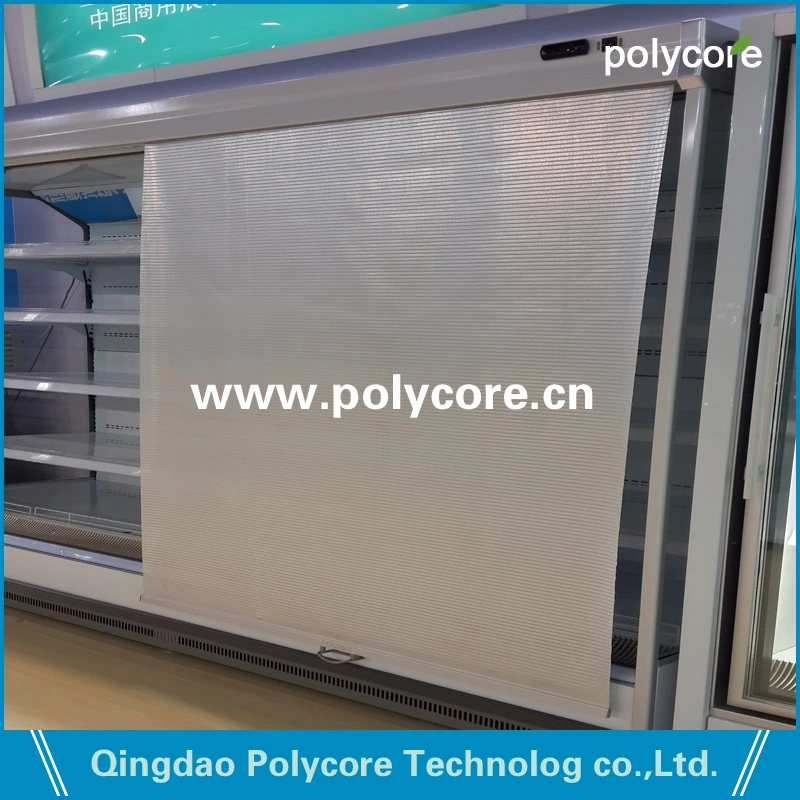 Commercial Refrigeration Horizontal Showcase Curtain Night Blind