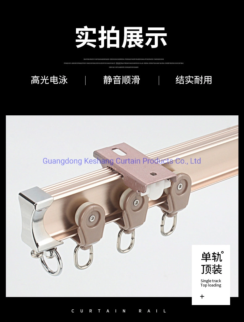 White PVC Curved Curtain Rail Ceiling Mount Curtain Track Ceiling Tracks