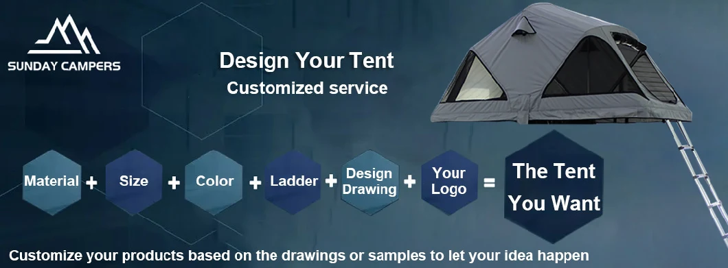 Wholesale Side Opening Rooftop Tent Insulated Lightweight Rooftop Tent