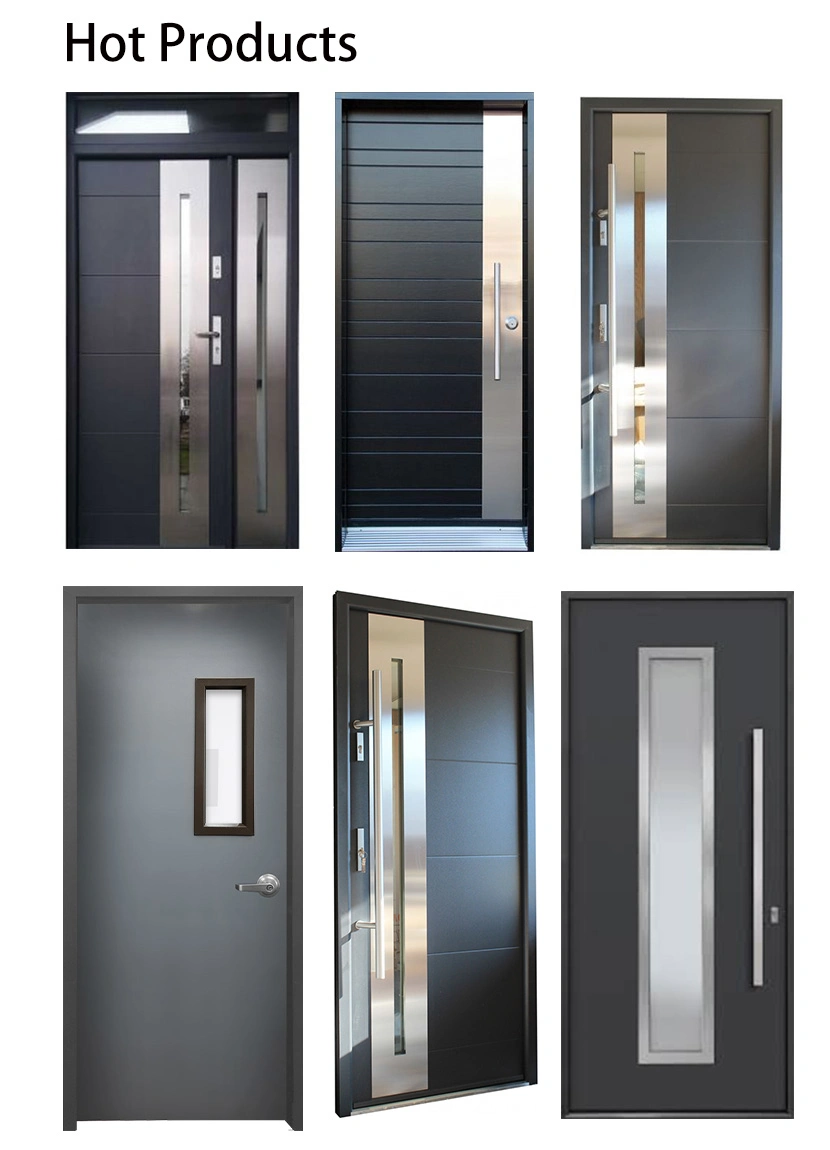 Interior Room Fireproof Emergency Exit Doors Industrial Fire Resistant Security Steel Door