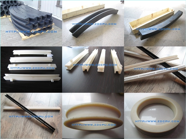 Customized OEM Injection UHMWPE Plastic Linear Guide Rail / Mc Nylon Plastic Track