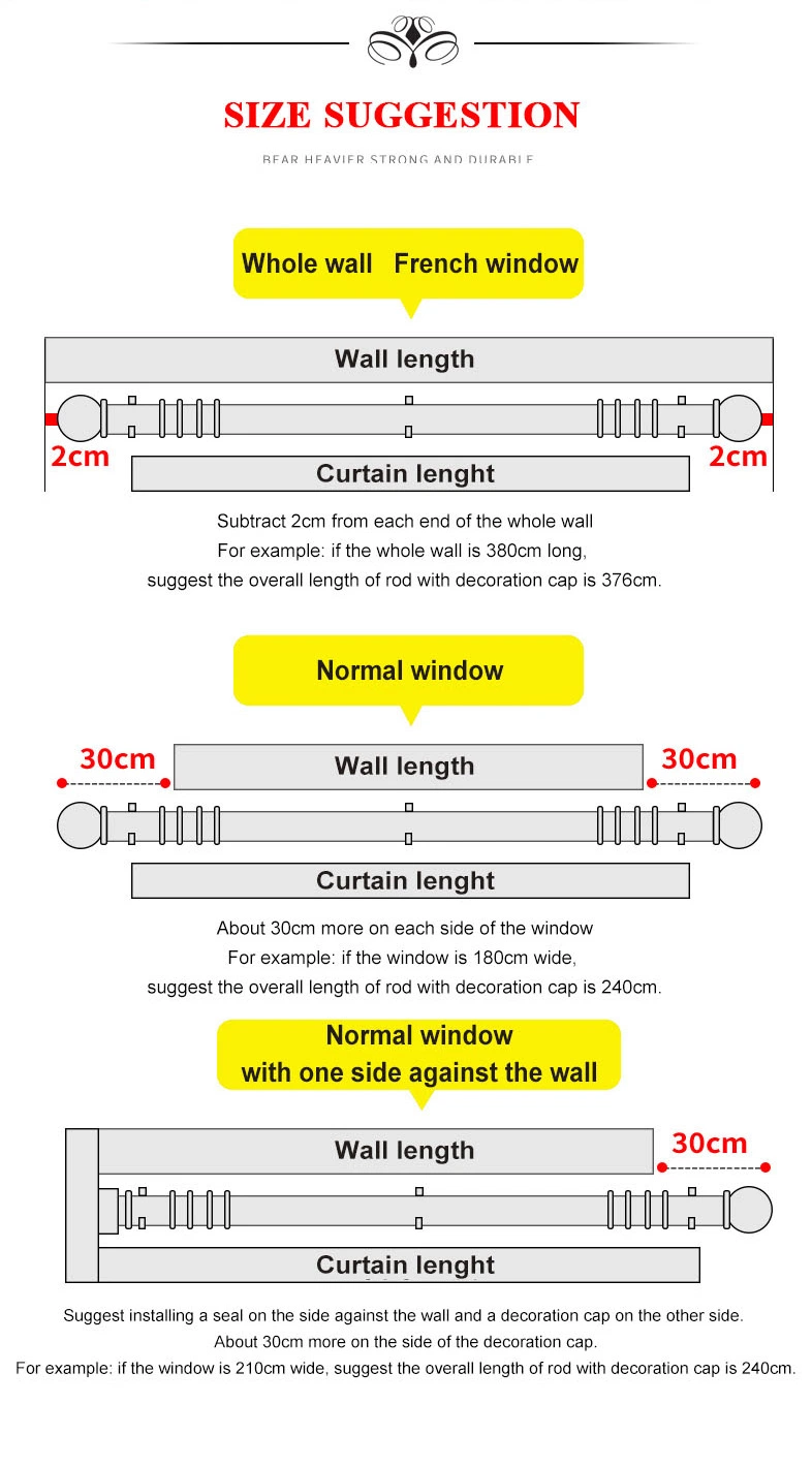 Guangzhou Foshan Bay Window Ceiling Mounted Curtain Track for Hotel