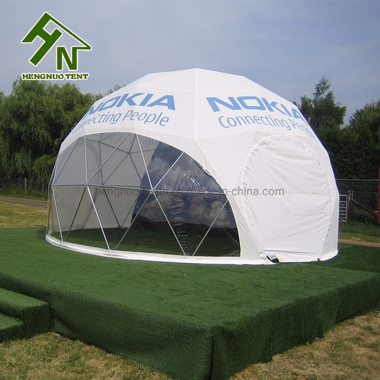 China Manufacturer Luxury Camping Geodesic Dome Glamping Tent