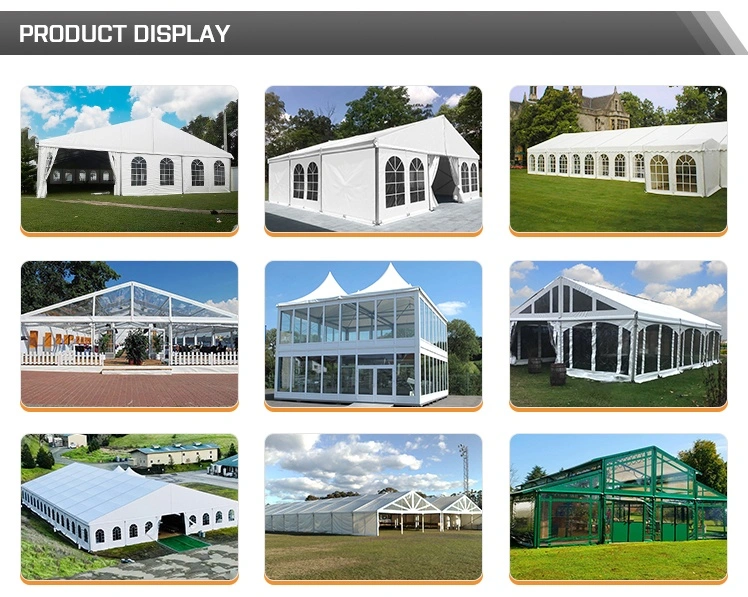 White or Clear Transparent Roof Wedding Party Event Marquee Canopy Tent