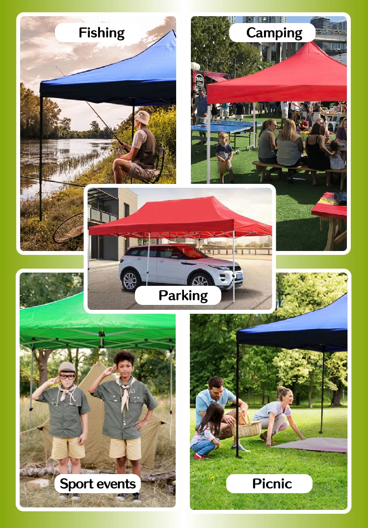 Industrial Commercial Gazebo Pop up Tent 10X20 FT with Custom Sidewalls Outdoor Promotional Trade Show Tent 20X10 FT