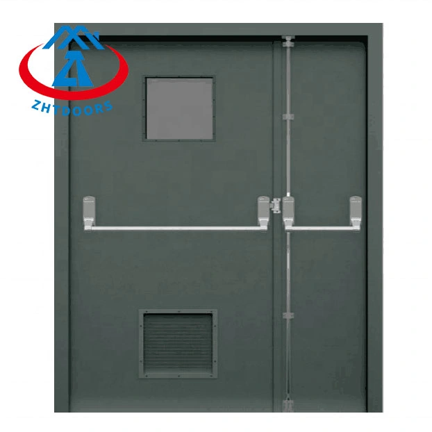 Ulul Certificated Zhtdoors Latest Design Cheapest Price Hot Sale Automatic Garage Fire Resistant Airtight Steel Door