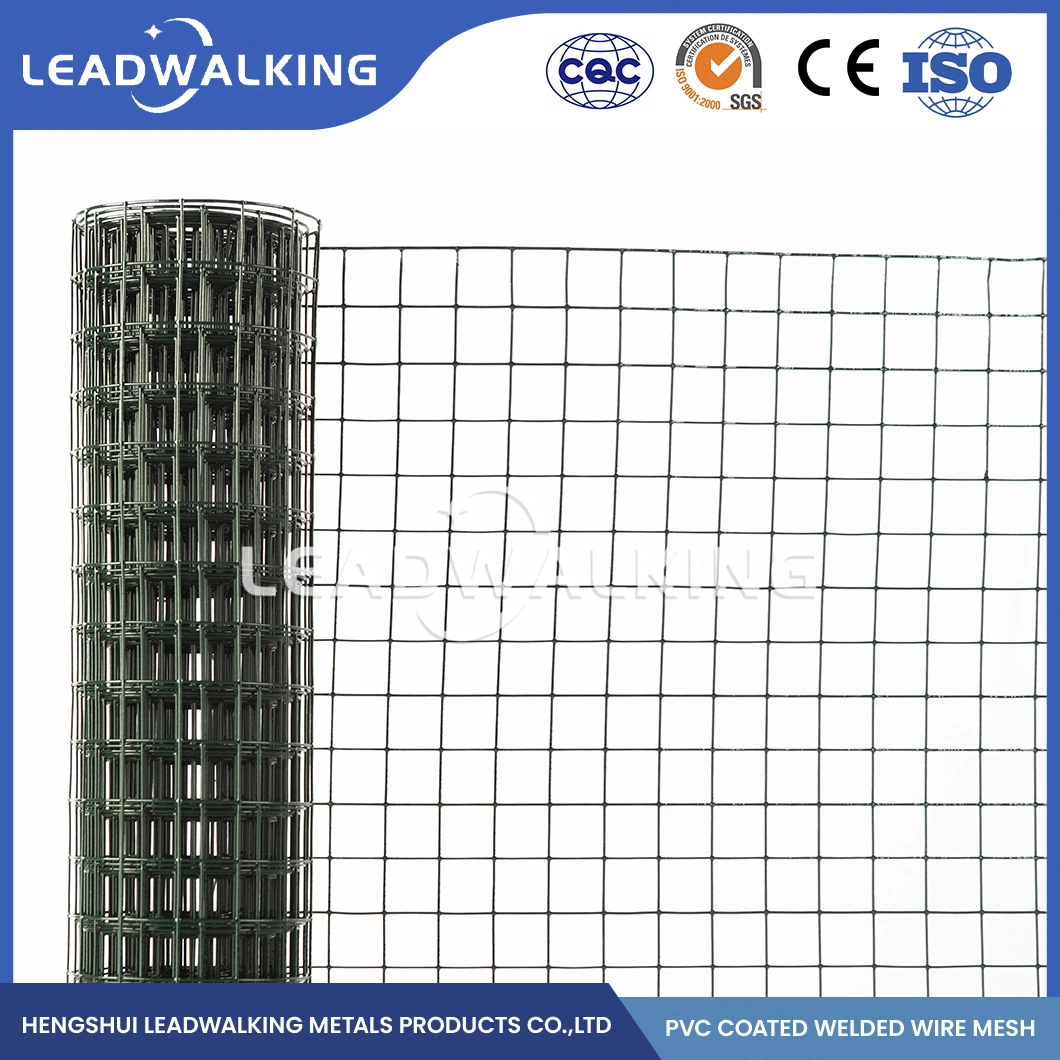 Leadwalking Welded Gi Iron Wire Mesh Suppliers OEM Customized Welded Wire Mesh Rolls China 3.0mm Wire Thickness PVC Coated Welded Wire Mesh Sheet