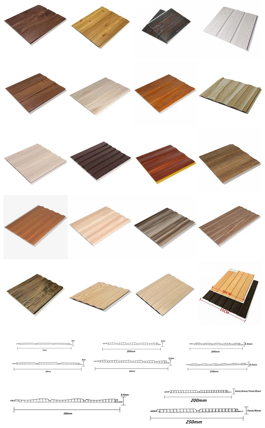 2020 Hot Design Interior and Exterior Soft Stone Tiles PVC Wall Panel in China