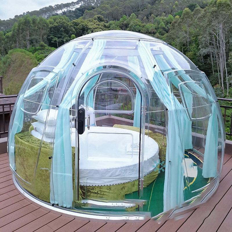 Popular Polycarbonate Bubble Room PC Sheet Star Room Transparent Night Polycarbonate Solid Sheet Igloo Tent Star House