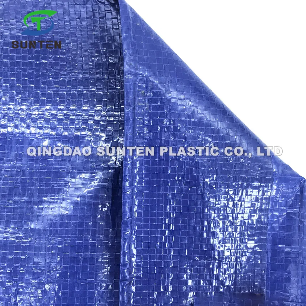 300g-1500g Blue PVC Coated Tarpaulin Canvas Fabric