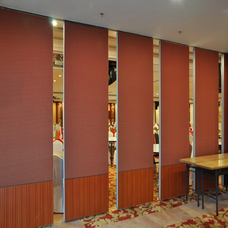 Banquet Hall Hotel Restaurant Sliding Acoustic Movable Walls Price Mobile Soundproof Folding Partition for Office