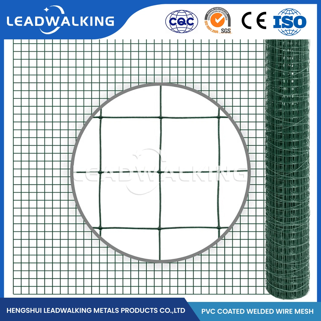 Leadwalking Welded Gi Iron Wire Mesh Suppliers OEM Customized Welded Wire Mesh Rolls China 3.0mm Wire Thickness PVC Coated Welded Wire Mesh Sheet