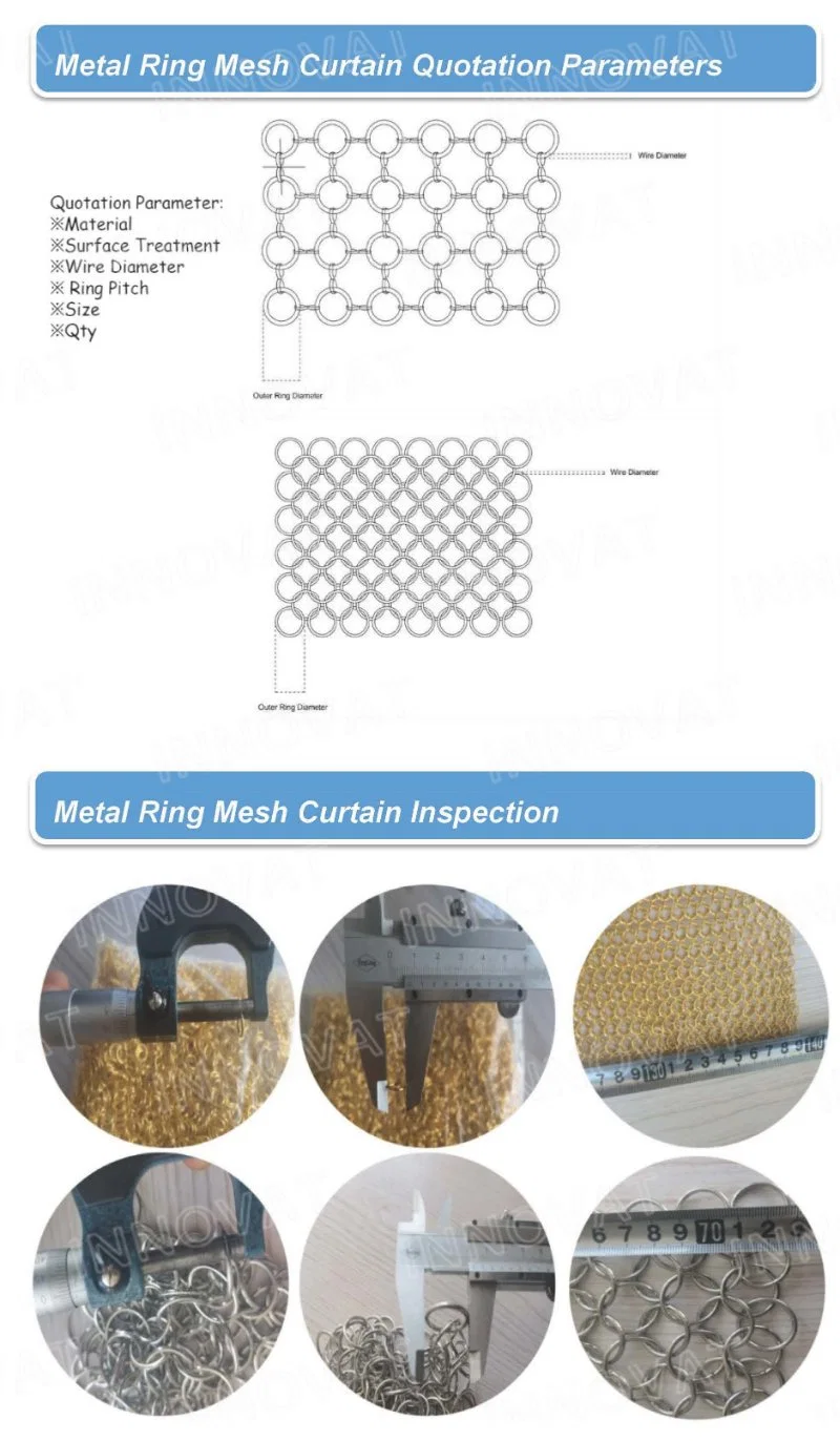 Curtain, Curtain Wall/Drapery/Chain Mail Ring Mesh Curtain/Decorative Curtain/Home Decoration/Metal Mesh/Window Curtain/Home Decoration/Wire Mesh