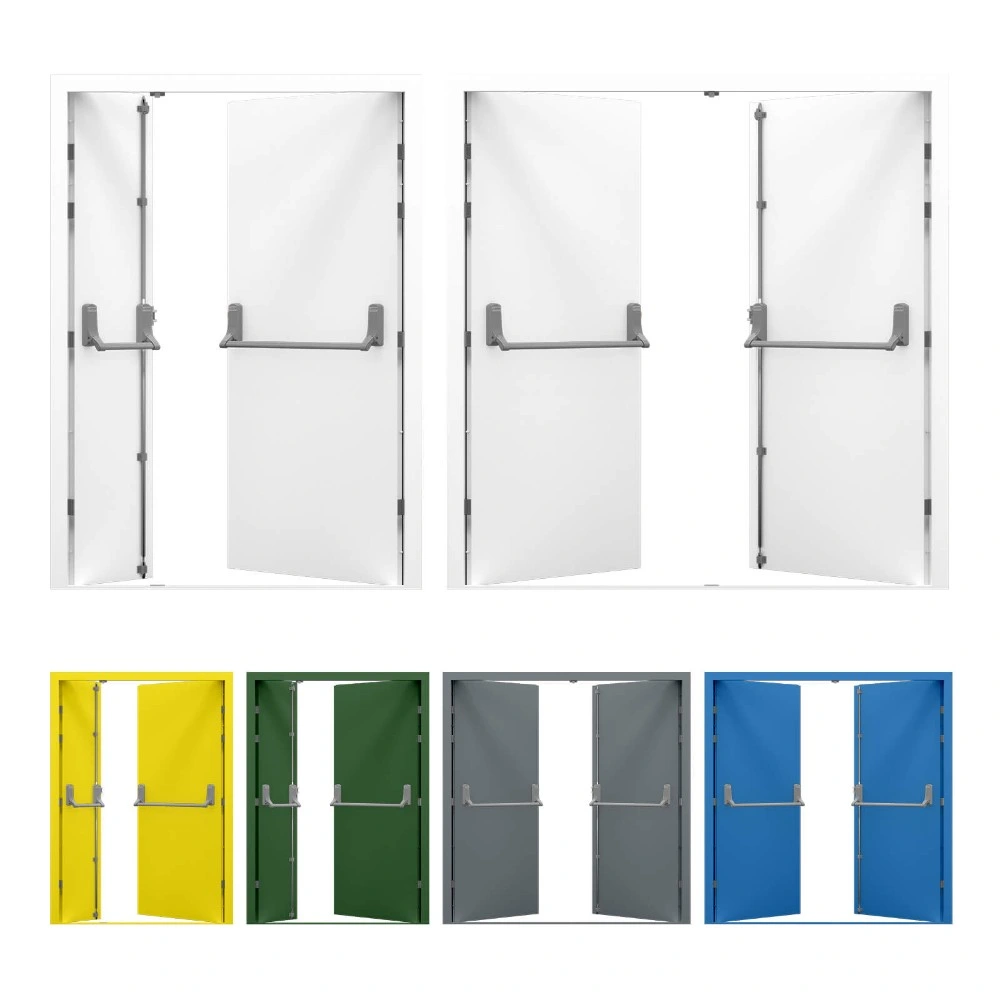 Ulul Certificated Zhtdoors Latest Design Cheapest Price Hot Sale Automatic Garage Fire Resistant Airtight Steel Door