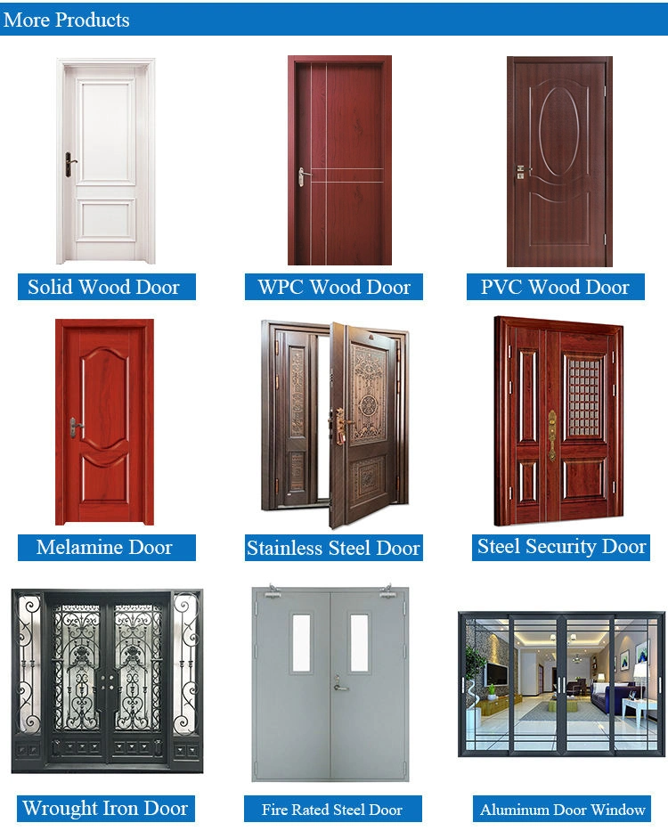 Wholesale Price of 30 / 45 / 60 / 90 / 180 Minutes Emergency Exited Fire-Resistant Metal Steel Door