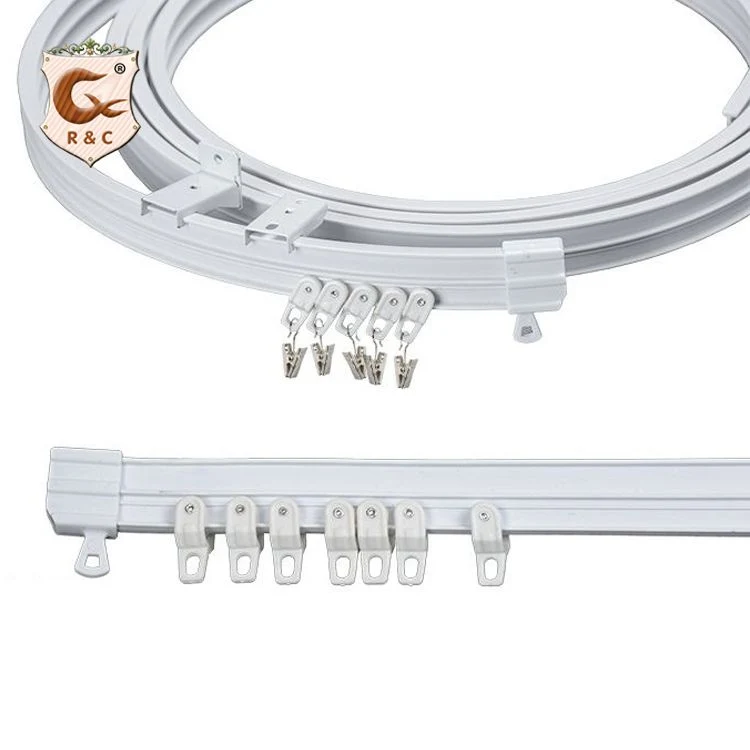 Ceiling Single Double Aluminium Recessed Curtain Track