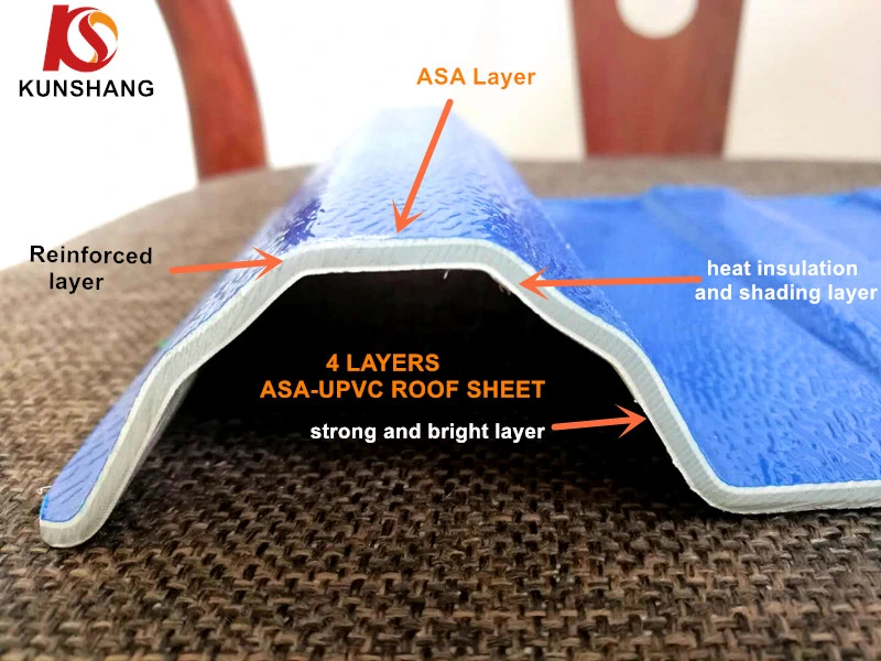 Anti-Corrosion Plastic PVC Corrugated Roofing/Roof Sheets