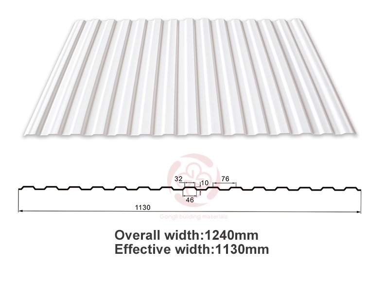 PVC Plastic Corrugated Roof Sheet