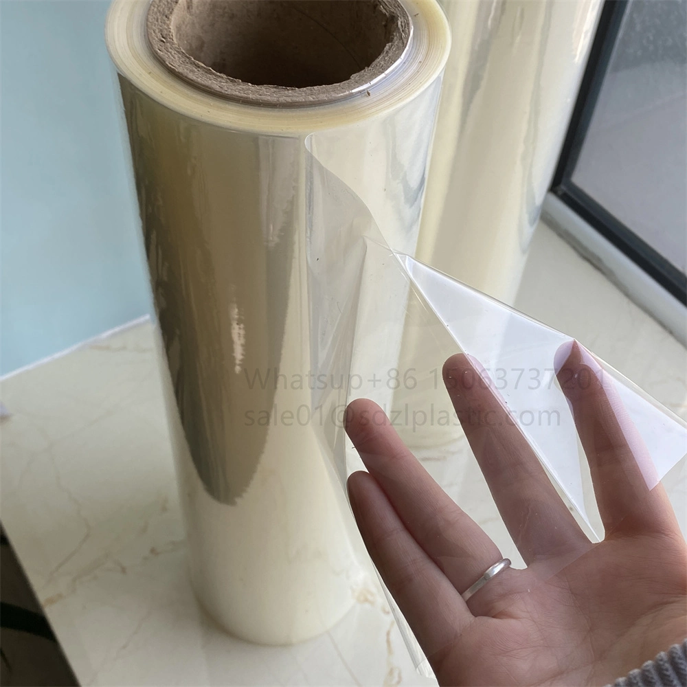 Transparent Center Folded PVC Shrink Film Sheet Roll