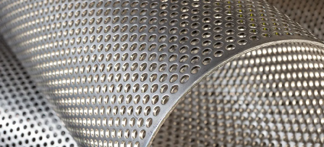 Metal Perforated Shelf Cutting Stainless Steel Perforated Metal Sheet