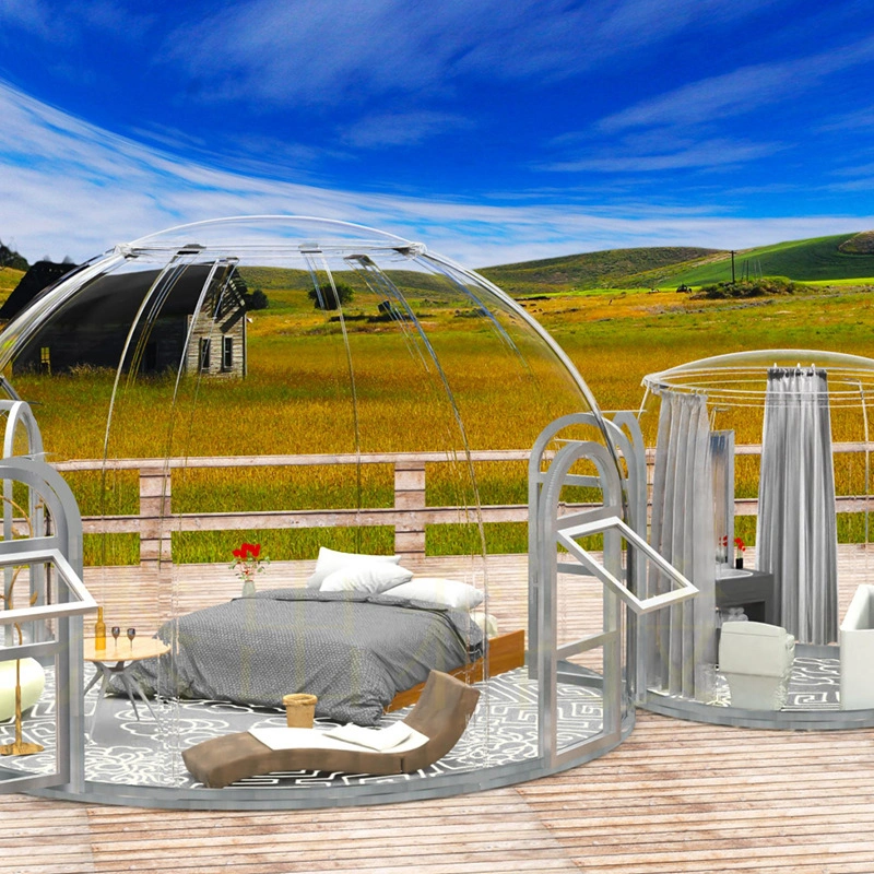 Popular Polycarbonate Bubble Room PC Sheet Star Room Transparent Night Polycarbonate Solid Sheet Igloo Tent Star House