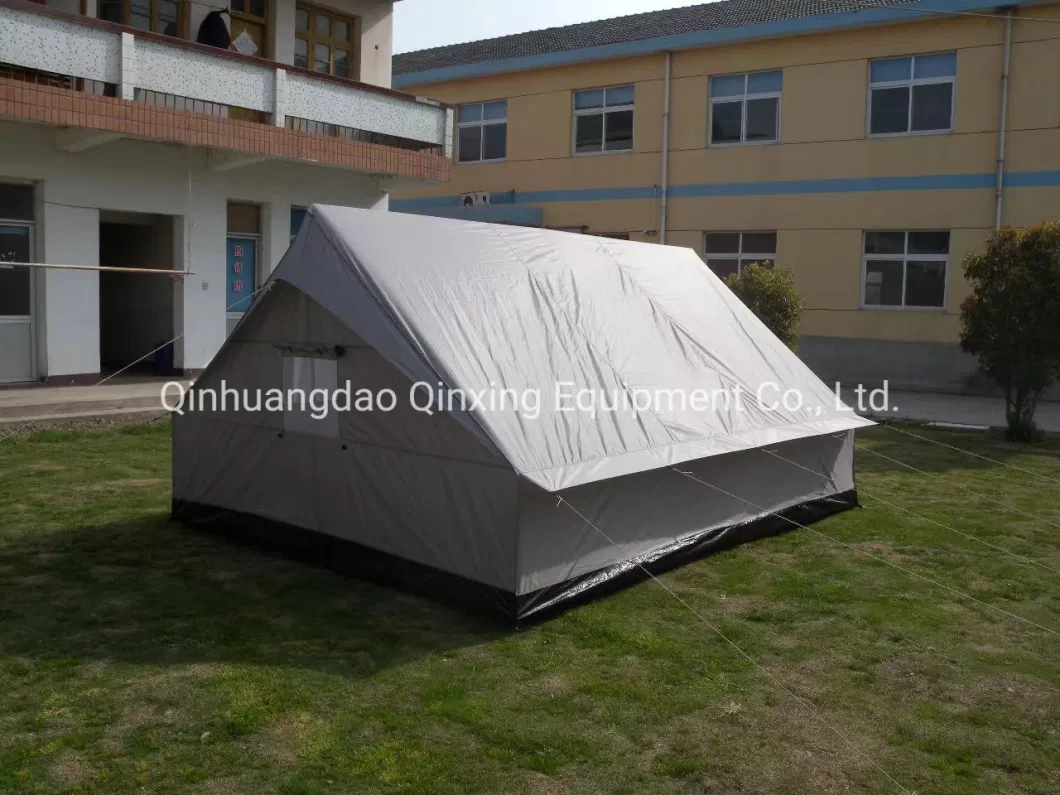 Qx Factory Cheap High Quality Waterproof Relief Tent for Disaster Refugee Living Use